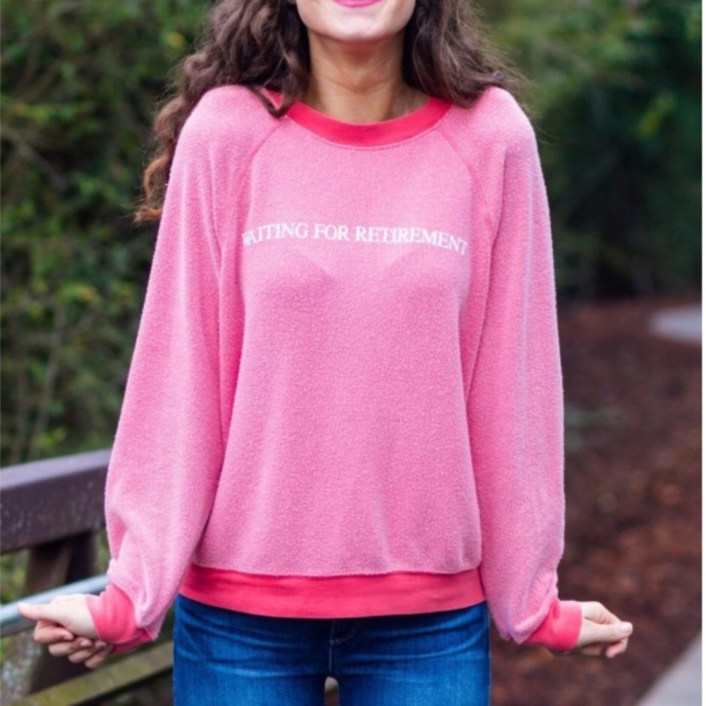 NWT Wildfox Waiting for Retirement Jumper!